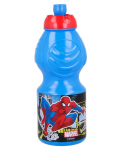 Бутилка за спорт Stor - Spiderman, 400 ml - 2t