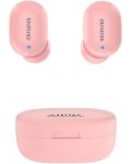 Спортни слушалки с микрофон Aiwa - EBTW-150PK, TWS, розови - 2t