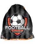Спортна торба Paso Football - Оранжево-черна - 1t