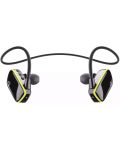 Спортни безжични слушалки Cellularline - Flipper, черни/жълти - 1t