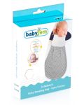 Спален чувал BabyJem - 0-6 месеца, Сиво-бял - 3t