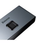 Сплитер Baseus - CAHUB-BC0G, HDMI/2xHDMI, черен - 2t