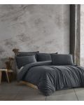 Спален комплект Via Bianco - Washed linen, антрацит - 1t