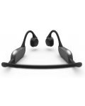 Спортни безжични слушалки Philips - TAA6606BK/00, черни - 4t