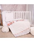 Спален комплект от 3 части Lorelli - Cosy, Влакче, сив - 3t