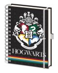 Тефтер Pyramid  A5- Harry Potter (Hogwarts Stripe), със спирала - 1t