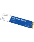 SSD памет Western Digital - Blue, 1TB, M.2, SATA III - 3t