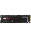 SSD памет Samsung - 980 PRO, 1TB, M.2, PCIe - 1t