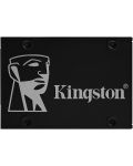 SSD памет Kingston - KC600, 1TB, 2.5'', SATA III - 1t