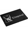 SSD памет Kingston - KC600, 1TB, 2.5'', SATA III - 2t
