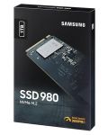 SSD памет Samsung - 980, 1TB, M.2, PCIe - 5t