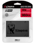 SSD памет Kingston - A400, 960GB, 2.5'', SATA III - 2t