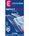Стъклен протектор Cellularline - Impact Glass, Redmi Note 11/11S - 2t