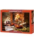 Пъзел Castorland от 1000 части - Натюрморт с картина и цигулка - 1t