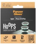 Стъклен протектор за камера PanzerGlass - Hoops, iPhone 15/15 Plus, зелен - 4t