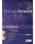 Straightforward 2nd Edition Pre-Intermediate Level: Teacher's Book / Английски език: Книга за учителя - 1t