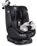 Столче за кола Moni - Serengeti, 0-36 kg, с Isofix, черно - 1t