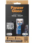 Стъклен протектор PanzerGlass - Privacy UWF, Galaxy S24, черен - 4t