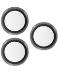 Стъклен протектор за камера PanzerGlass - Hoops, iPhone 13 Pro/Pro Max, черен - 4t