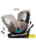 Столче за кола Chipolino - Supreme, 360°, IsoFix, i-Size, 40-150 cm, макадамия - 8t