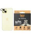 Стъклен протектор за камера PanzerGlass - Hoops, iPhone 15/15 Plus, жълт - 2t