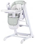 Столче за хранене и люлка 2 в 1 Caretero - Indigo, Light Grey  - 1t