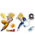 Стикери ABYstyle Animation: Dragon Ball Z - Goku & Vegeta - 1t