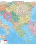 Стенна политическа карта на Балканския полуостров - 1t