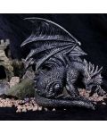 Статуетка Nemesis Now Adult: Dragons - Obsidian Dragon, 25 cm - 7t