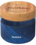 Стъклен буркан за храна Quokka Deli - Wood Grain, 820 ml - 1t