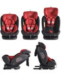 Столче за кола Cangaroo - Pilot, 0-36 kg, с IsoFix, червено - 4t