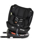 Стол за кола Moni - Nitro, IsoFix, i-Size, 40-150 cm, черен - 6t