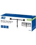 Стойка за 2 монитора ACT - AC8302, 32″, за бюро, 2x8 kg, черна - 9t