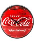Стенен ретро часовник Nostalgic Art Coca-Cola - Refresh Yourself - 1t
