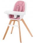 Столче за хранене 2 в 1 KinderKraft Tixi - Розово (разопакован) - 1t