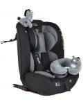 Стол за кола Moni - i-Safe, i-Size, IsoFix, 76-150 cm, сив + подарък играчка - 1t