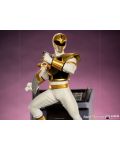Статуетка Iron Studios Television: Mighty Morphin Power Rangers - White Ranger, 22 cm - 9t