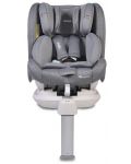 Столче за кола Cangaroo - Admiral, 0-36 kg, с Isofix, светлосиво - 3t