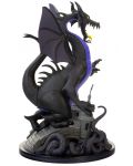 Статуетка Quantum Mechanix Disney: Villains - The Maleficent Dragon (Q-Fig Max Elite), 22 cm - 5t