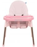 Столче за хранене KikkaBoo - Sky-High, Pink - 4t