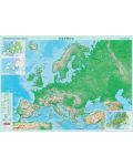 Физикогеографска стенна карта на Европа (1:4 500 000) - 1t