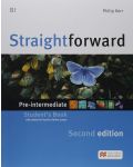 Straightforward 2nd Edition Pre-Intermediate Level: Student's Book with Practice Online access and eBook / Английски език: Учебник + онлайн ресурси - 1t