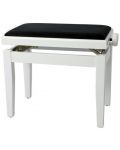 Столче за пиано Gewa - White Gloss 130030, бяло - 1t