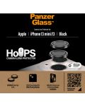 Стъклен протектор за камера PanzerGlass - Hoops, iPhone 13/13 mini, черен - 2t