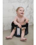 Противоплъзгаща седалка за баня и хранене BabyJem - Черна - 3t