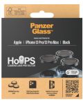 Стъклен протектор за камера PanzerGlass - Hoops, iPhone 13 Pro/Pro Max, черен - 3t