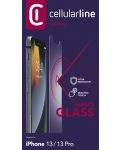 Стъклен протектор Cellularline - iPhone 13/13 Pro - 3t