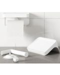 Стойка за тоалетна хартия и рафт Umbra - Flex Adhesive, бяла - 9t