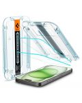 Стъклени протектори Spigen - tR EZ Fit, iPhone 15 Plus, 2 броя - 1t