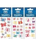 Стикери Sticker Boo - пеперуди № 3, асортимент	 - 1t
